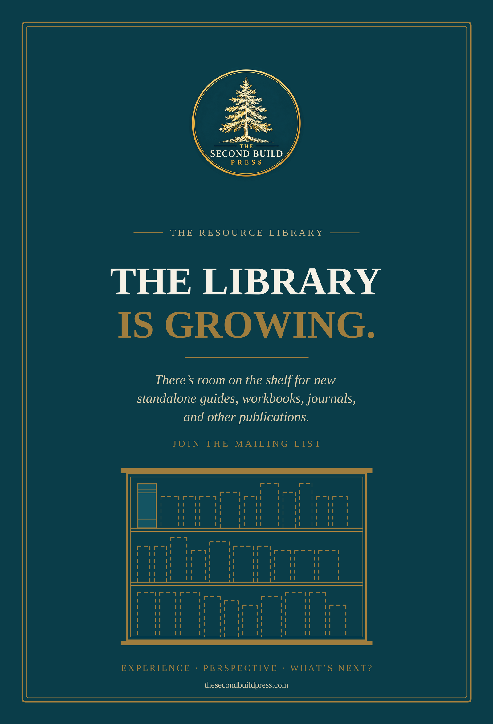 The Library Is Growing — more resources coming to The Second Build Press